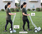 Step 'N Tilt Core Lawn Aerator Version 4 Kit (3.4 Inch Standard Length Coring Tines Without Soil Core Container)