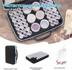 48 Slots Seed Storage Organizer Box, Garden Vegetable Plant Flower Seeds Saving kit with Write Label Funnel Tweezer 2 Sizes Storage Bottles