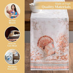 Maison d' Hermine Table Runner 100% Cotton Double Layer Table Runners 72 inches Long for Thanksgiving Christmas Decorations Home Kitchen Dining Party Wedding (Giving Thanks, 14.5" x 72")