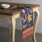 Maison d' Hermine Table Runner 100% Cotton Single Layer Table Runners 90 inches Long for Thanksgiving Christmas Decorations Home Kitchen Dining Party Wedding (Kelim - Infinity, 14.5" x 90")