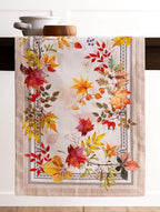 Maison d' Hermine Table Runner 100% Cotton Single Layer Table Runners 108 inches Long for Thanksgiving Christmas Decorations Home Kitchen Dining Party Wedding (Amarante, 14.5" x 108")