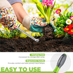 WORKPRO 11.5" Dandelion Weeder Puller Tool with Soft Handle