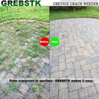 GREBSTK Crack Weeder Crevice Weeding Stainless Steel Sharp Lightweight Tool