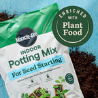 Miracle-Gro Indoor Potting Mix for Seed Starting, 8 qt. (2-Pack)