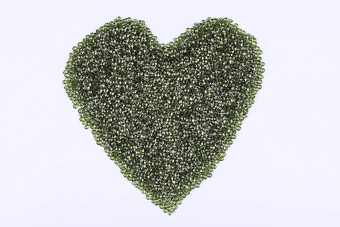 10000 pcs/Pack Wedding Table Scatter Confetti Crystals Acrylic Diamonds Vase Fillers 4.5 mm Rhinestones for Wedding, Bridal Shower, Vase Beads Decorations (Tea Green)