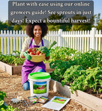 Beginner Survival Seed Vault: 10,000+ Heirloom & Non-GMO Seeds (20 Easy to Grow Varieties) by B&KM Farms