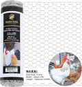 Chicken Wire 12 in x 100 FT x 2” Mesh x 20GA | Poultry Wire Netting | Hot Dipped Galvanised | Hexagonal Galvanized Mesh for Chicken Coop, Rabbit Cage, Fence Barrier PM12x100x2