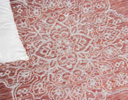 Unique Loom Outdoor Traditional Collection Area Rug - Antique (8' x 11' 4" Rectangle, Rust Red/ Gray)