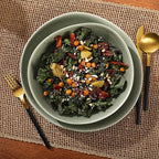 Gibson Elite Zion Mist 16 Piece Stoneware Reactive Glaze (Service for 4) Ceramic Plates and Bowls Modern Organic Dinnerware Set - Green