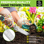 WORKPRO 5-in-1 Hand Weeder Puller, Stainless Steel Garden Trowel