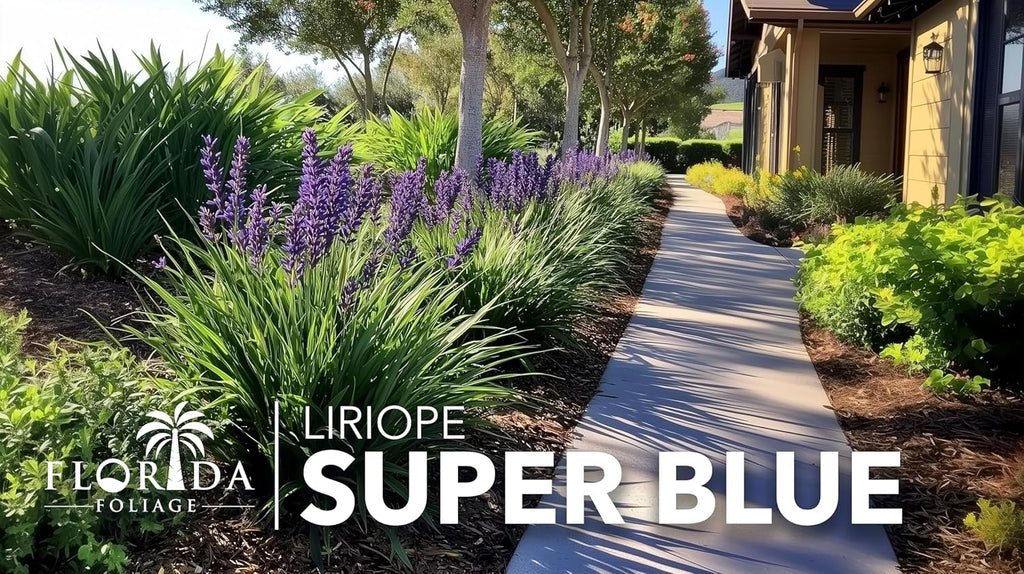 Super Blue Liriope Muscari - 10 Live Plants - Evergreen Ground Cover Grass