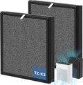 TZ-K2 Replacement Fil-ter Compatible with ToLife TZ-K2 Air Puri-fier for Home Large Room, 3-in-1 HEPA High-Efficiency Activated Carbon TZ-K2-A Fil-ter, 2 Pack