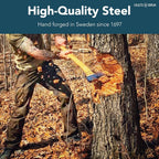 Hults Bruk 840363 Agdor Felling Axe 28 Montreal - 2.5 lb Head, 28" Handle
