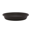 The HC Companies Flower Pot Saucers - Plastic Plant Saucer for Outdoors & Indoors - Traditional Design Plant Pot Trays for Water Drainage - Durable & Stylish Round Plant Tray (16-inch Black)