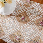 Warm Home Designs 36 Inch Round Tablecloth. Use Small White Tablecloth as Crochet Tablecloth, Coffee Table Cloth, Dresser Cover Top, Table Topper. Rustic Tablecloth for Vintage Kitchen. VTC White 36"