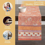 Maison d' Hermine Table Runner 100% Cotton Single Layer Table Runners 72 inches Long for Thanksgiving Christmas Decorations Home Kitchen Dining Party Wedding (Harvest Festival, 14.5" x 72")