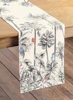 Maison d' Hermine Table Runner 100% Cotton Single Layer Table Runners 72 inches Long for Thanksgiving Christmas Decorations Home Kitchen Dining Party Wedding (Amazonia, 14.5" x 72")