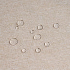 NLMUVW Round Linen Tablecloth 36 Inch, Oatmeal Small Table Cloth Rustic Water Resistant Farmhouse Table Cover for Kitchen Dining Party Coffee