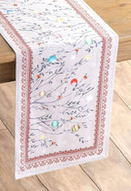 Maison d' Hermine Table Runner 100% Cotton Double Layer Table Runners 72 inches Long for Thanksgiving Christmas Decorations Home Kitchen Dining Party Wedding (Fairy Christmas, 14.5" x 72")