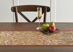 Maison d' Hermine Table Runner 100% Cotton Single Layer Table Runners 60 inches Long for Thanksgiving Christmas Decorations Home Kitchen Dining Party Wedding (Kashmir Paisley, 14.5" x 60")