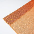 Eternal Beauty Sequin Backdrop Curtains, 2x8 Ft-2 Panels Orange Back Drop for Shimmer Photography Party Wedding Birthday Decor