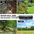 Qualirey Tube Squirrel Trap Rust Resistant Trap 4.5'' in Diameter with a Setting Tongs for Backyards Patios Gardens, Safe and Effective Pest Control Commercial and Residential Use(1 Pcs, 15 Inch)