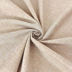 Fitable Faux Linen Beige Tablecloths for Rectangle Tables - 90 x 132 Inch - 6 Pack Fabric Textured Washable Table Clothes Floor Lenghth Table Covers for Wedding, Party, Banquet, Birthday