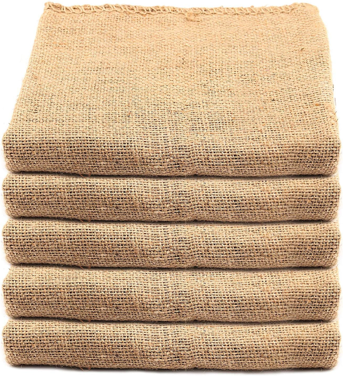 KEILEOHO 5 Pack 30 X 20 Inch Burlap Bags, Large Burlap Sacks, Potato Sack Race Bags for Gardening, Planting Growing Bags