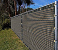 Ifenceview 6'x1' to 6'x100' Brown Shade Cloth Panels Fence Privacy Screen Fabric Mesh Net for Construction Site Yard Driveway Garden Railing Pool Balcony Canopy Awning 160 GSM (6' x 81')