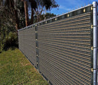 Ifenceview 6'x3' to 6'x50' Brown Shade Cloth/Fence Privacy Screen Fabric Mesh Net for Construction Site, Yard, Driveway, Garden, Railing, Canopy, Awning 160 GSM UV Protection (6' x 5')