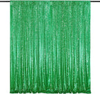 7ft x 7ft Green Sequin Backdrop Curtain Party Backdrop Curtain for Sparkly Birthday Bridal Wedding Curtain