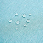 Outdoor Tablecloth Wrinkle-Free Stain Resistant Waterproof Polyester Fabric Table Cover with Zipper Umbrella Hole for Picnic/Party/Dinner/Patio Garden(70inch Round,Zippered,Aqua Blue)