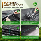 Land Guard 4ft x 300ft Weed Barrier Fabric Heavy Dusty, Ground Cover, Weed Mat, Woven Landscape Fabric for Garden, Lawn and Outdoor Project