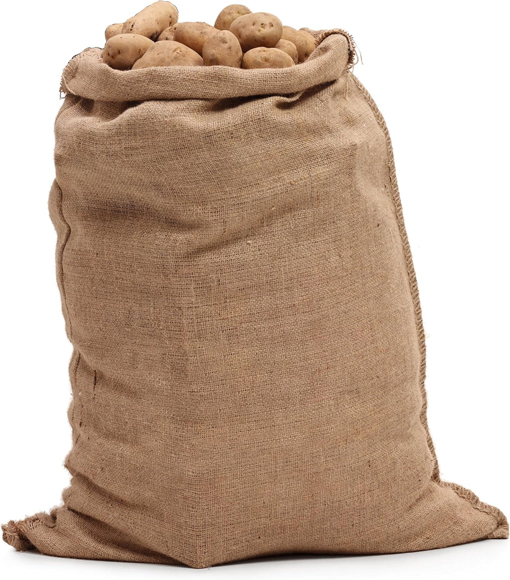 Sandbaggy Large Burlap Bags 18" x 30" - Burlap Bags for Planting/Gardening (Pack of 10)