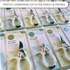 Bypass Pruning Shears Hand Pruner Garden Trimming Scissors Plant Trimmers Herb Snips Flower Clippers Ergonomic Handle Modern Garden Tools (Classic Cream)