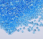 10000 pcs/Pack Wedding Table Scatter Confetti Crystals Acrylic Diamonds Vase Fillers 4.5 mm Rhinestones for Wedding, Bridal Shower, Vase Beads Decorations (Light Blue)