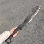 Full Tang Manganese Steel Machete Sword with Sheath for Collection, Practice, Outdoor Use-20.1 Inch