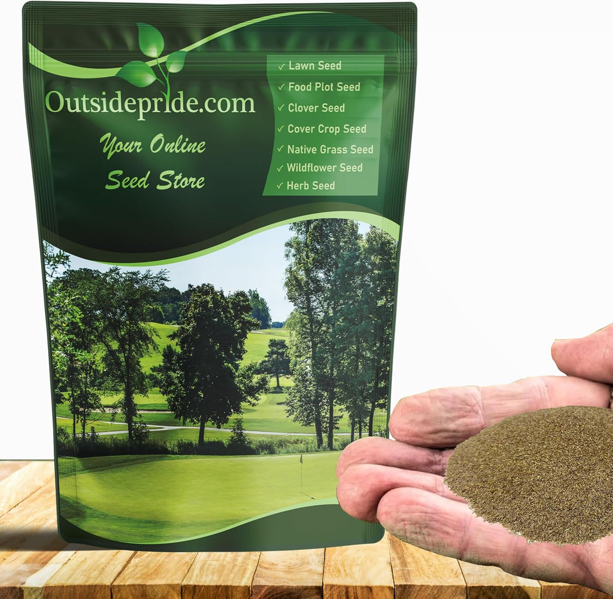 Outsidepride PC2.0 (Penncross) Creeping Bent Grass Seed – 25 lbs. Premium Golf Course Grade, Dense, Wear-Resistant Turf Grass Seeds for Tees, Putting Greens & Fairways, Ideal for High Traffic Areas