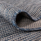 Keen Home Design Terrace Outdoor Area Rug - 5x8 Washable Indoor/Outdoor Rug for Patio, Kitchen, Balcony, Beach, Garden, Deck and Porch, Size: 5'3"x7'7"