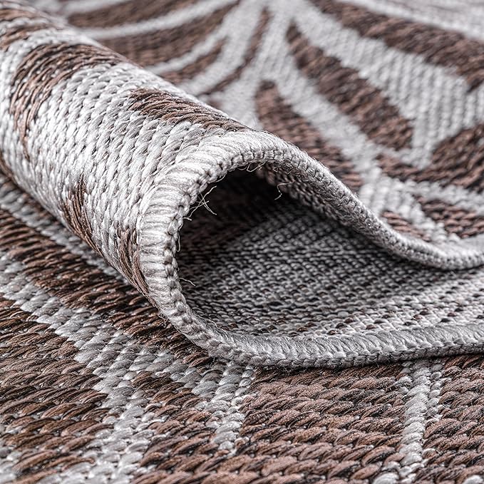 Keen Home Design Terrace Outdoor Throw Rug - 3x5 Washable Indoor/Outdoor Rug for Patio, Kitchen, Balcony, Beach, Garden, Deck and Porch, Size: 3'x5'