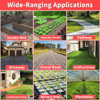 4ft x 300ft Landscape Fabric -Heavy Duty Weed Barrier Fabric for Landscaping, Weed Blocker Cloth,Geotextile Fabric for Garden, Driveway & Ground Cover, Garden Weed Mats,Grid Design