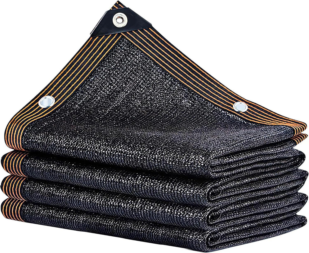 winemana 40% Black Shade Cloth, 6.6 x 10 FT Mesh Tarp with Grommets, Garden Sunblock Shade Cloth Shading Antifreezing for Plants Cover, Greenhouse, Barns Kennel, Patio, Tomatoes