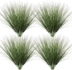 48PCS Fake Plants Artificial Wheat Grass Greenery Plastic Plants Fake Grass Artificial Plants for Outdoor Decor Artificial Grass Plant with Greenery Stems for Indoor Home Decoration 26.4"