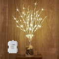BAOLITVINE Lighted Birch Branches with Timer 70 Fairy Lights 18IN, Twig Lights for Indoor Outdoor Home Christmas Wedding Vase Decorations