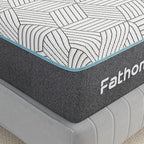 FATHOM Firm Full Mattress 10 Inch Memory Foam Mattress Full Size Bed in a Box for Back Pain Relief and Cool Sleep with Gel Foam and Removeable Fiberglass Free Cover, CertiPUR-US Certified