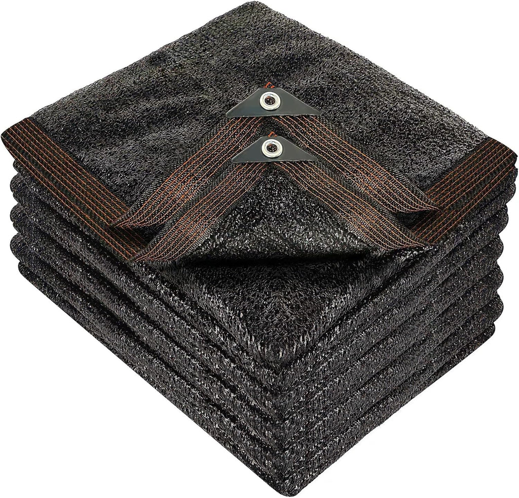 winemana 50% Black Shade Cloth, 20x 20 FT Durable Mesh Tarp with Grommets, Garden Sunblock Shade Cloth Shading Antifreezing for Plants Cover, Greenhouse, Barns Kennel, Patio, Tomatoes