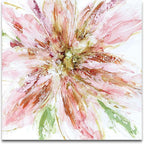 Wexford Home Floral Strokes I -Gallery Wrapped Canvas Art Print 10x10 Multicolor