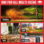 MZK 20V Cordless Leaf Blower, Lightweight Electric Blower