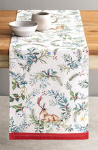 Maison d' Hermine Table Runner 100% Cotton Single Layer Table Runners 108 inches Long for Thanksgiving Christmas Decorations Home Kitchen Dining Party Wedding (Holly Time, 14.5" x 108")