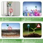 XLUX Long Probe Plant Soil Moisture Meter, Indoor Outdoor use, Battery-Free